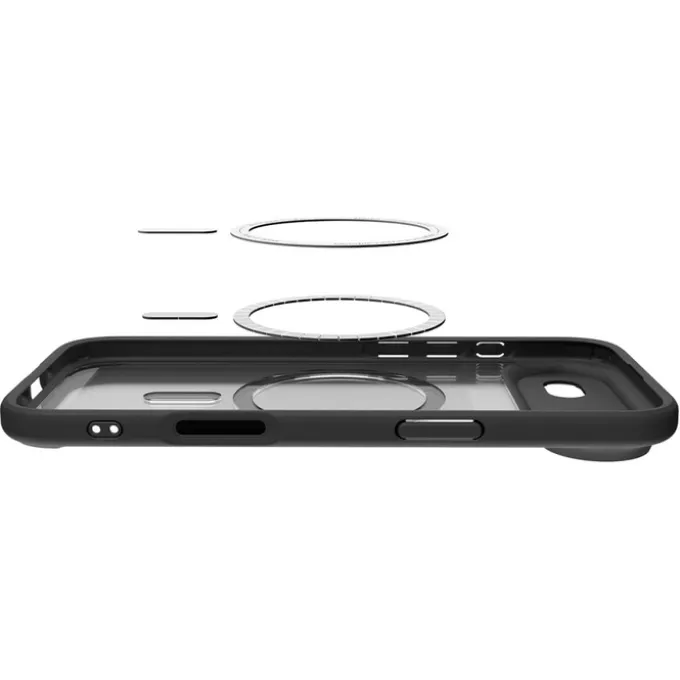 ETUI SPIGEN IPHONE 17 AIR ULTRA HYBRID MAG MAGSAFE FROST BLACK