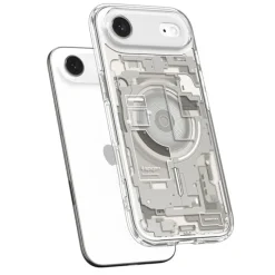 ETUI SPIGEN IPHONE 17 AIR ULTRA HYBRID MAG MAGSAFE ZERO ONE NATURAL TITANIUM