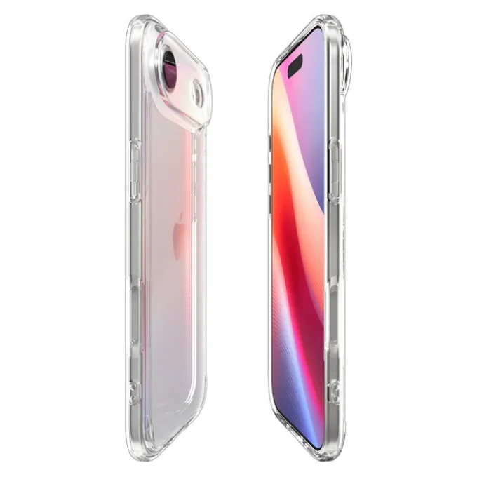 ETUI SPIGEN IPHONE 17 AIR ULTRA HYBRID CRYSTAL CLEAR