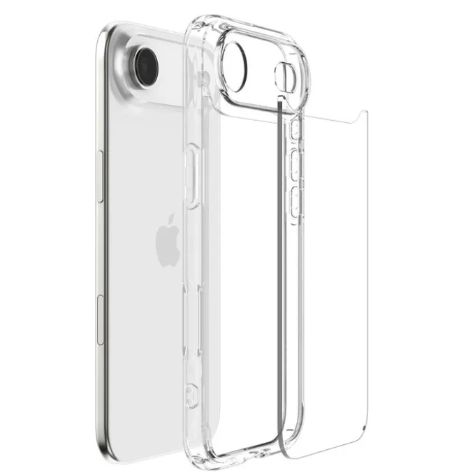 ETUI SPIGEN IPHONE 17 AIR ULTRA HYBRID CRYSTAL CLEAR