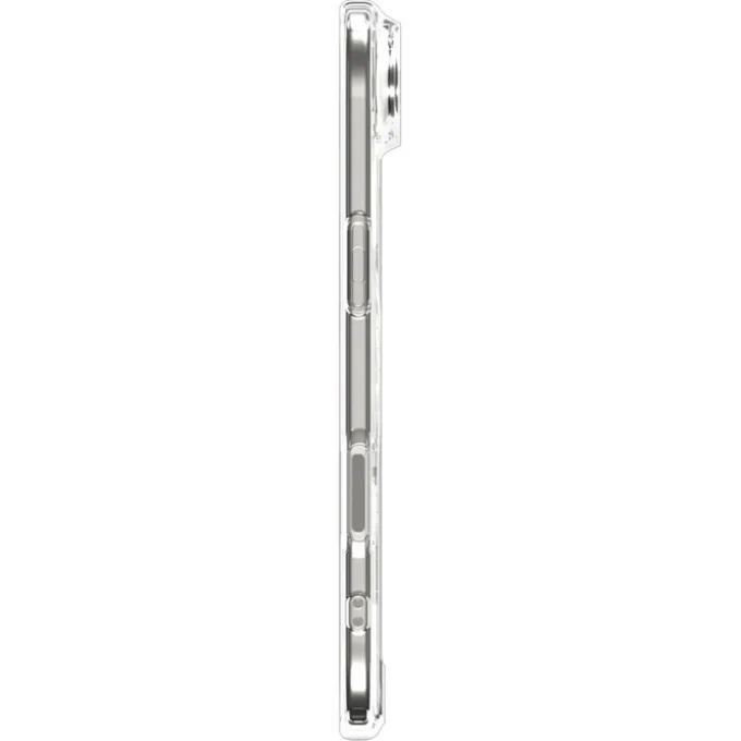 ETUI SPIGEN IPHONE 17 AIR ULTRA HYBRID MAG MAGSAFE CLEAR/GRAPHITE