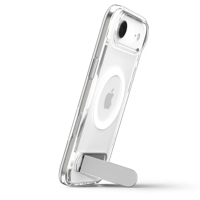 ETUI SPIGEN IPHONE 17 AIR ULTRA HYBRID ”S” MAG MAGSAFE CLEAR/WHITE