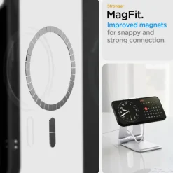 ETUI SPIGEN IPHONE 17E / 16E LIQUID AIR MAG MAGSAFE MATOWE CZARNE