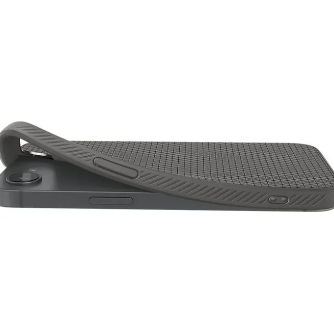 ETUI SPIGEN IPHONE 17E / 16E LIQUID AIR MARBLE GRAY