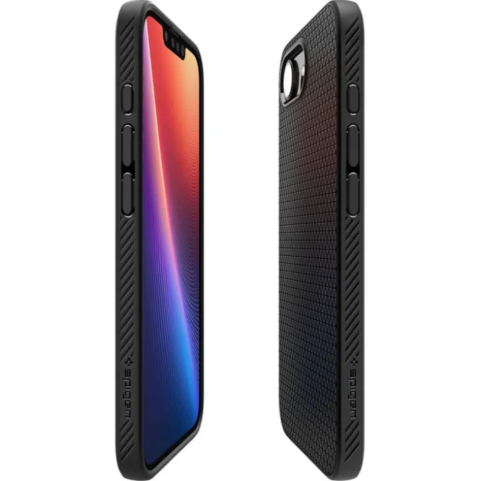 ETUI SPIGEN IPHONE 17E / 16E LIQUID AIR MATOWE CZARNE