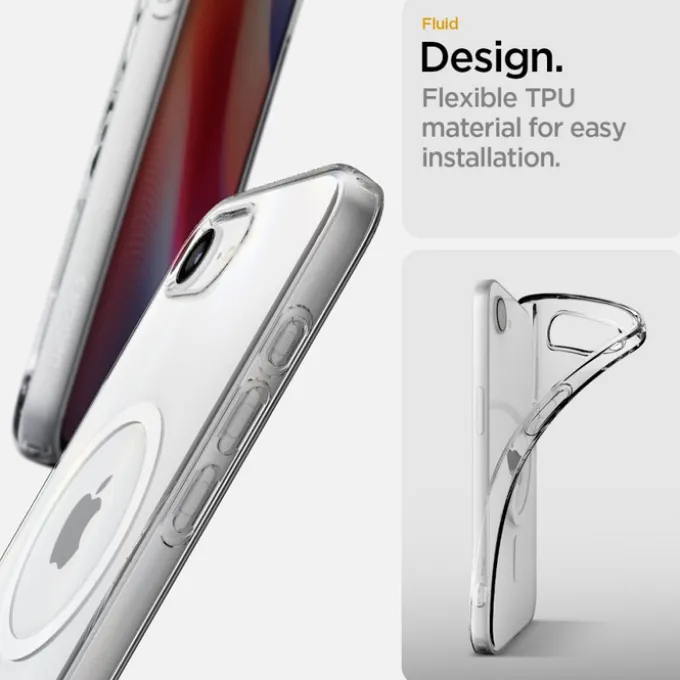 ETUI SPIGEN IPHONE 17E / 16E LIQUID CRYSTAL MAG MAGSAFE PRZEZROCZYSTE