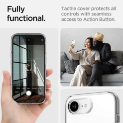 ETUI SPIGEN IPHONE 17E / 16E LIQUID CRYSTAL MAG MAGSAFE PRZEZROCZYSTE