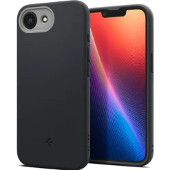 ETUI SPIGEN IPHONE 17E / 16E NANO POP MAG MAGSAFE BLACK SESAME