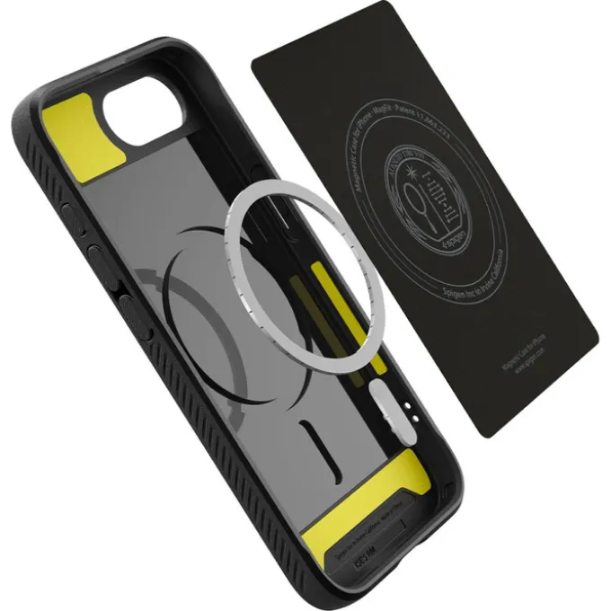 ETUI SPIGEN IPHONE 17E / 16E RUGGED ARMOR MAG MAGSAFE MATOWE CZARNE