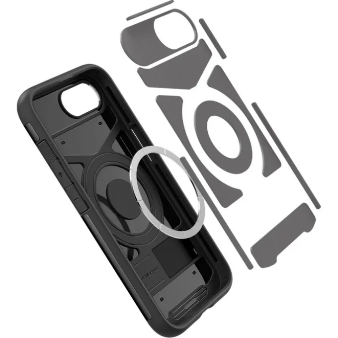 ETUI SPIGEN IPHONE 17E / 16E SLIM ARMOR MAG MAGSAFE CZARNE