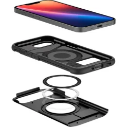 ETUI SPIGEN IPHONE 17E / 16E SLIM ARMOR MAG MAGSAFE CZARNE