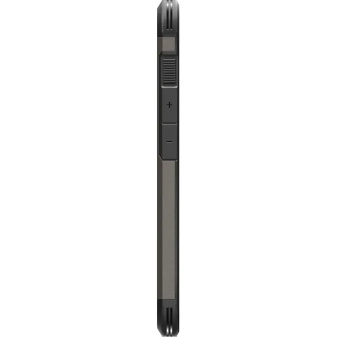 ETUI SPIGEN IPHONE 17E / 16E TOUGH ARMOR MAG MAGSAFE GUNMETAL