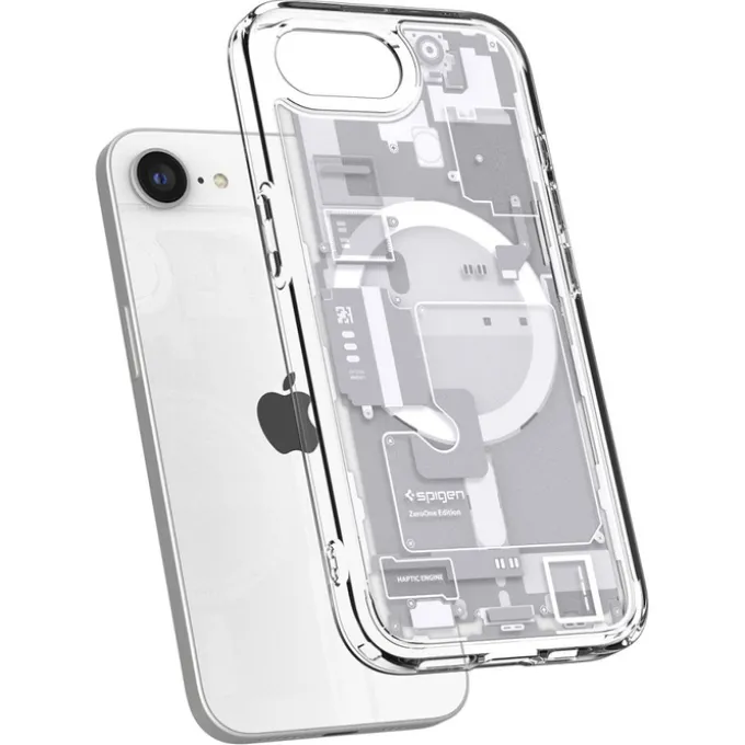 ETUI SPIGEN IPHONE 17E / 16E ULTRA HYBRID MAG MAGSAFE ZERO ONE BIAŁE