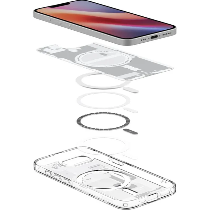 ETUI SPIGEN IPHONE 17E / 16E ULTRA HYBRID MAG MAGSAFE ZERO ONE BIAŁE