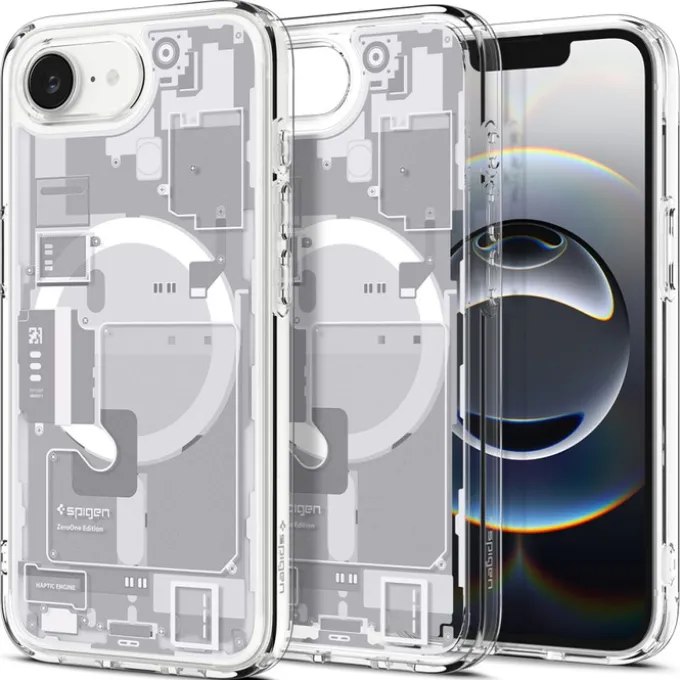 ETUI SPIGEN IPHONE 17E / 16E ULTRA HYBRID MAG MAGSAFE ZERO ONE BIAŁE