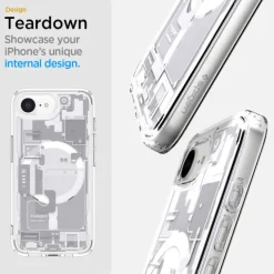 ETUI SPIGEN IPHONE 17E / 16E ULTRA HYBRID MAG MAGSAFE ZERO ONE BIAŁE