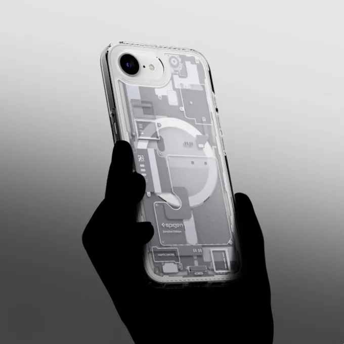 ETUI SPIGEN IPHONE 17E / 16E ULTRA HYBRID MAG MAGSAFE ZERO ONE BIAŁE