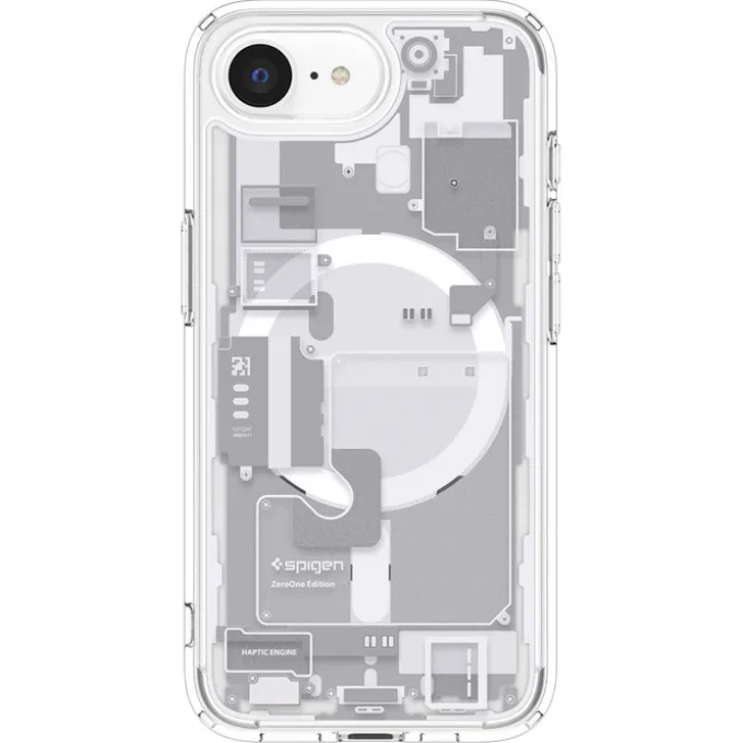 ETUI SPIGEN IPHONE 17E / 16E ULTRA HYBRID MAG MAGSAFE ZERO ONE BIAŁE