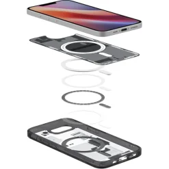 ETUI SPIGEN IPHONE 17E / 16E ULTRA HYBRID MAG MAGSAFE ZERO ONE CZARNE