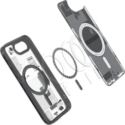 ETUI SPIGEN IPHONE 17E / 16E ULTRA HYBRID MAG MAGSAFE ZERO ONE CZARNE