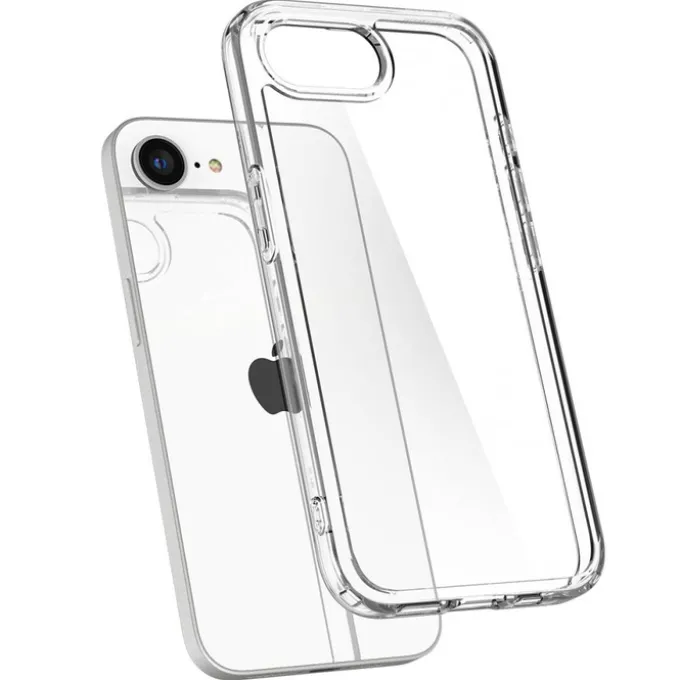 ETUI SPIGEN IPHONE 17E / 16E ULTRA HYBRID CRYSTAL CLEAR