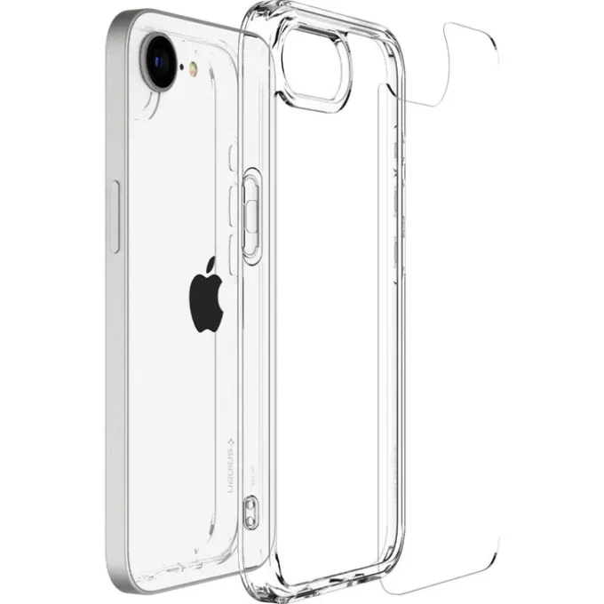 ETUI SPIGEN IPHONE 17E / 16E ULTRA HYBRID CRYSTAL CLEAR