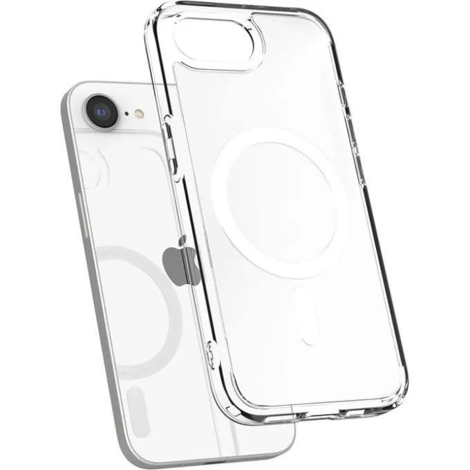 ETUI SPIGEN IPHONE 17E / 16E ULTRA HYBRID MAG MAGSAFE FROST WHITE