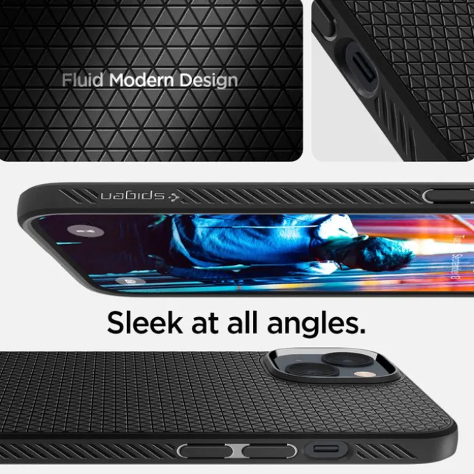 Etui SPIGEN iPhone 14 Liquid Air Matte Black Case