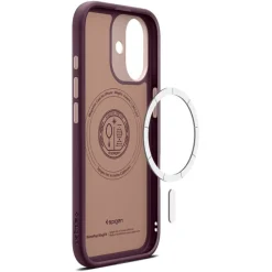 ETUI SPIGEN IPHONE 17 NANO POP MAG MAGSAFE BURGUNDY BEAN