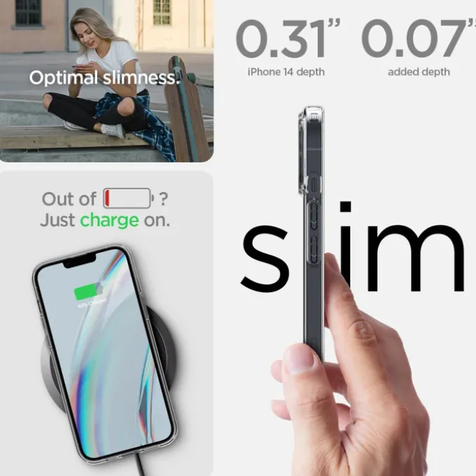 Etui Spigen iPhone 14 Plus Crystal Pack Crystal Clear