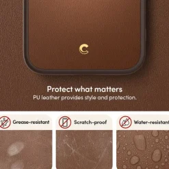 Etui Spigen iPhone 14 Plus Cyrill Kajuk Mag Magsafe Saddle Brown