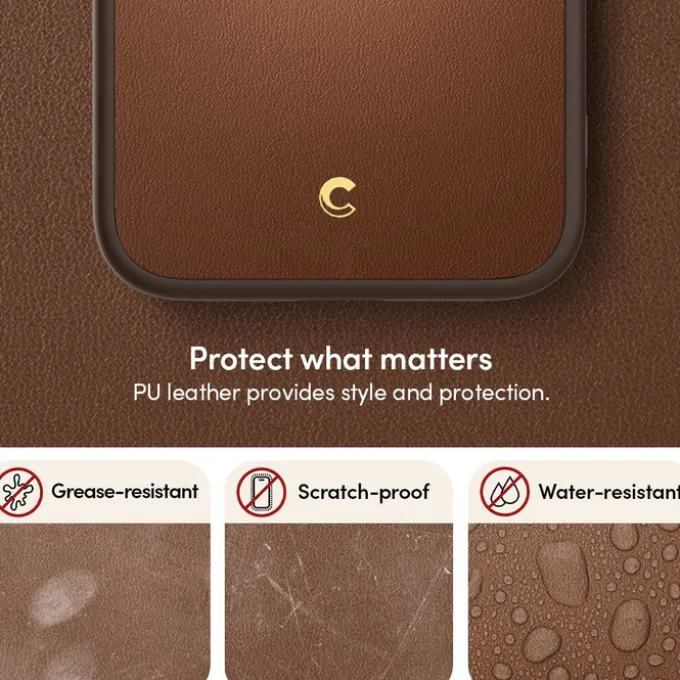Etui Spigen iPhone 14 Plus Cyrill Kajuk Mag Magsafe Saddle Brown