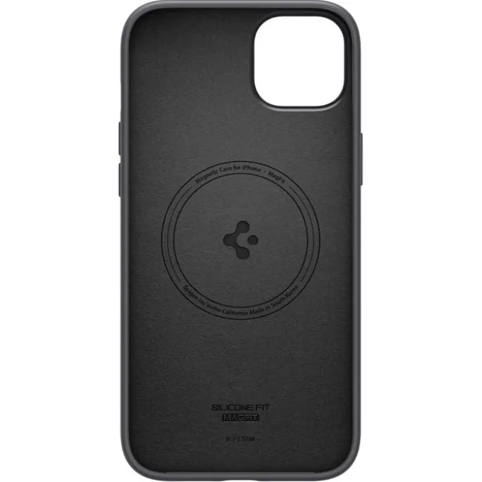 Etui Spigen iPhone 14 Plus Silicone Fit Mag Magsafe Black