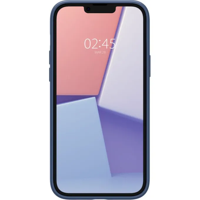 Etui Spigen iPhone 14 Plus Silicone Fit Mag Magsafe Navy Blue