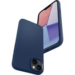 Etui Spigen iPhone 14 Plus Silicone Fit Mag Magsafe Navy Blue
