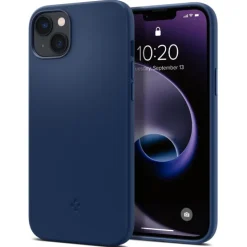 Etui Spigen iPhone 14 Plus Silicone Fit Mag Magsafe Navy Blue