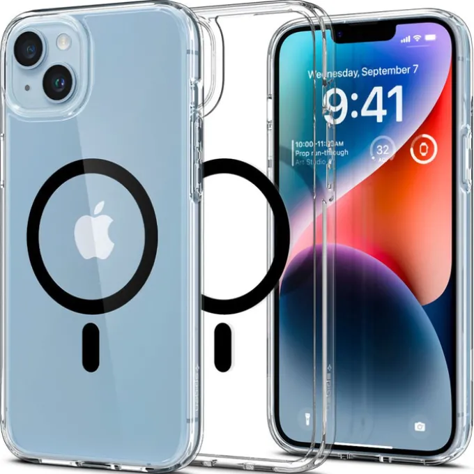 Etui Spigen iPhone 14 Plus Ultra Hybrid Mag Magsafe Black Czarny Case