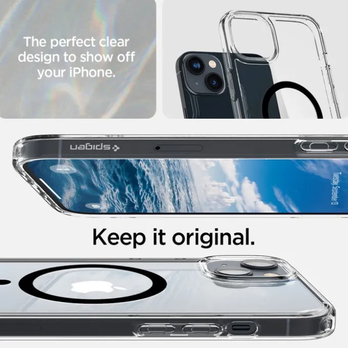 Etui Spigen iPhone 14 Plus Ultra Hybrid Mag Magsafe Black Czarny Case