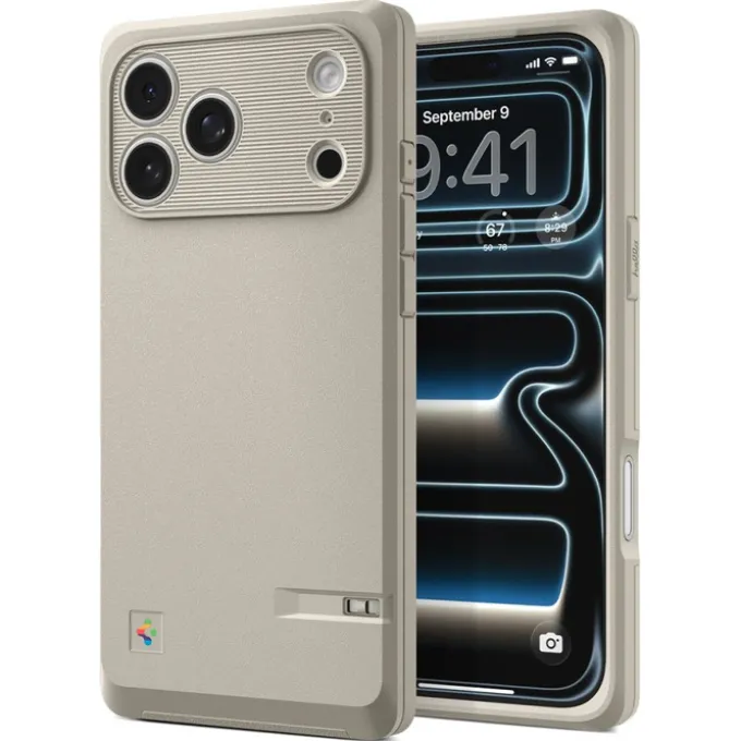 ETUI SPIGEN IPHONE 17 PRO CLASSIC LS MAGSAFE STONE