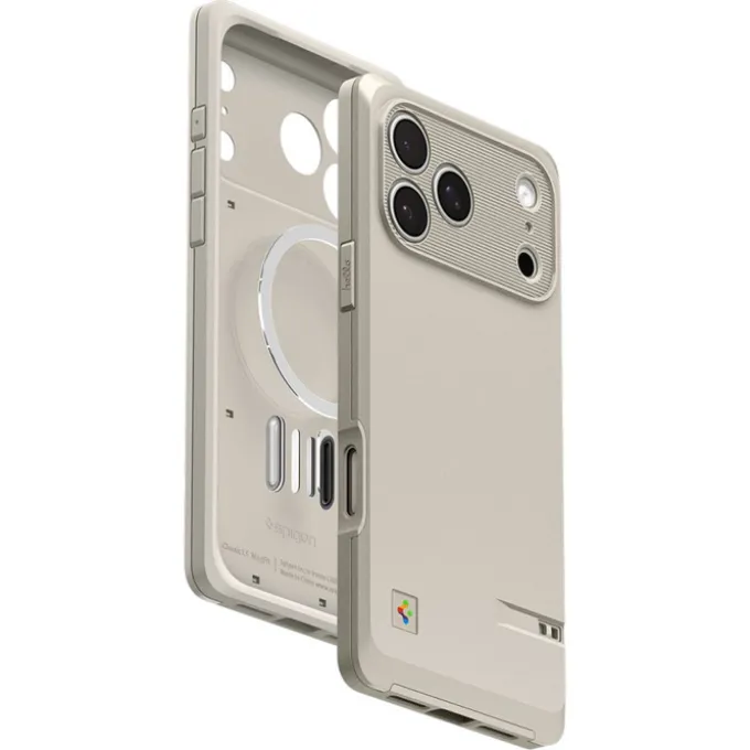 ETUI SPIGEN IPHONE 17 PRO CLASSIC LS MAGSAFE STONE