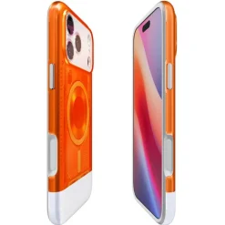 ETUI SPIGEN IPHONE 17 PRO CLASSIC C1 MAG MAGSAFE TANGERINE