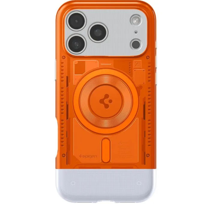 ETUI SPIGEN IPHONE 17 PRO CLASSIC C1 MAG MAGSAFE TANGERINE