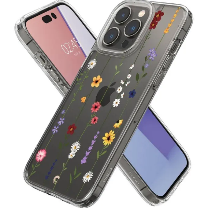 Etui Spigen iPhone 14 Pro Cyrill Cecile Flower Garden