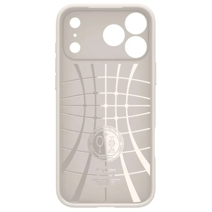 ETUI SPIGEN IPHONE 17 PRO LIQUID AIR NATURAL TITANIUM