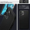 Etui SPIGEN iPhone 12 / 12 Pro Liquid Air Matte Black Czarne Case