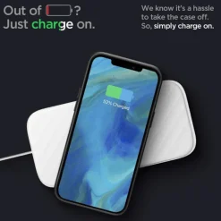 Etui SPIGEN iPhone 12 / 12 Pro Liquid Air Matte Black Czarne Case