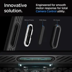 ETUI SPIGEN IPHONE 16 PRO LIQUID AIR ”T” MAG MAGSAFE MATTE CZARNE