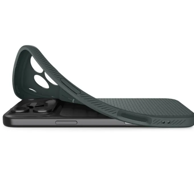 ETUI SPIGEN IPHONE 17 PRO MAX LIQUID AIR ABYSS GREEN