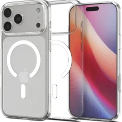 ETUI SPIGEN IPHONE 17 PRO MAX LIQUID CRYSTAL MAG MAGSAFE CLEAR/WHITE