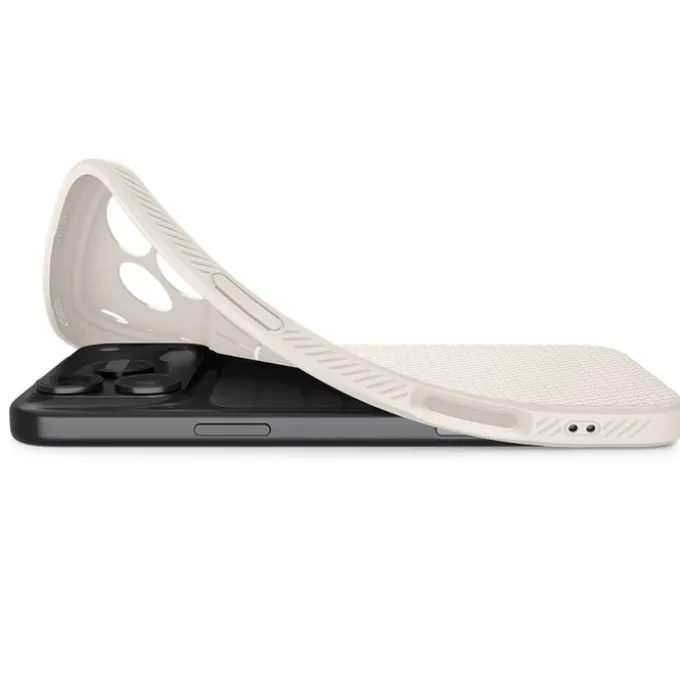 ETUI SPIGEN IPHONE 17 PRO MAX LIQUID AIR NATURAL TITANIUM